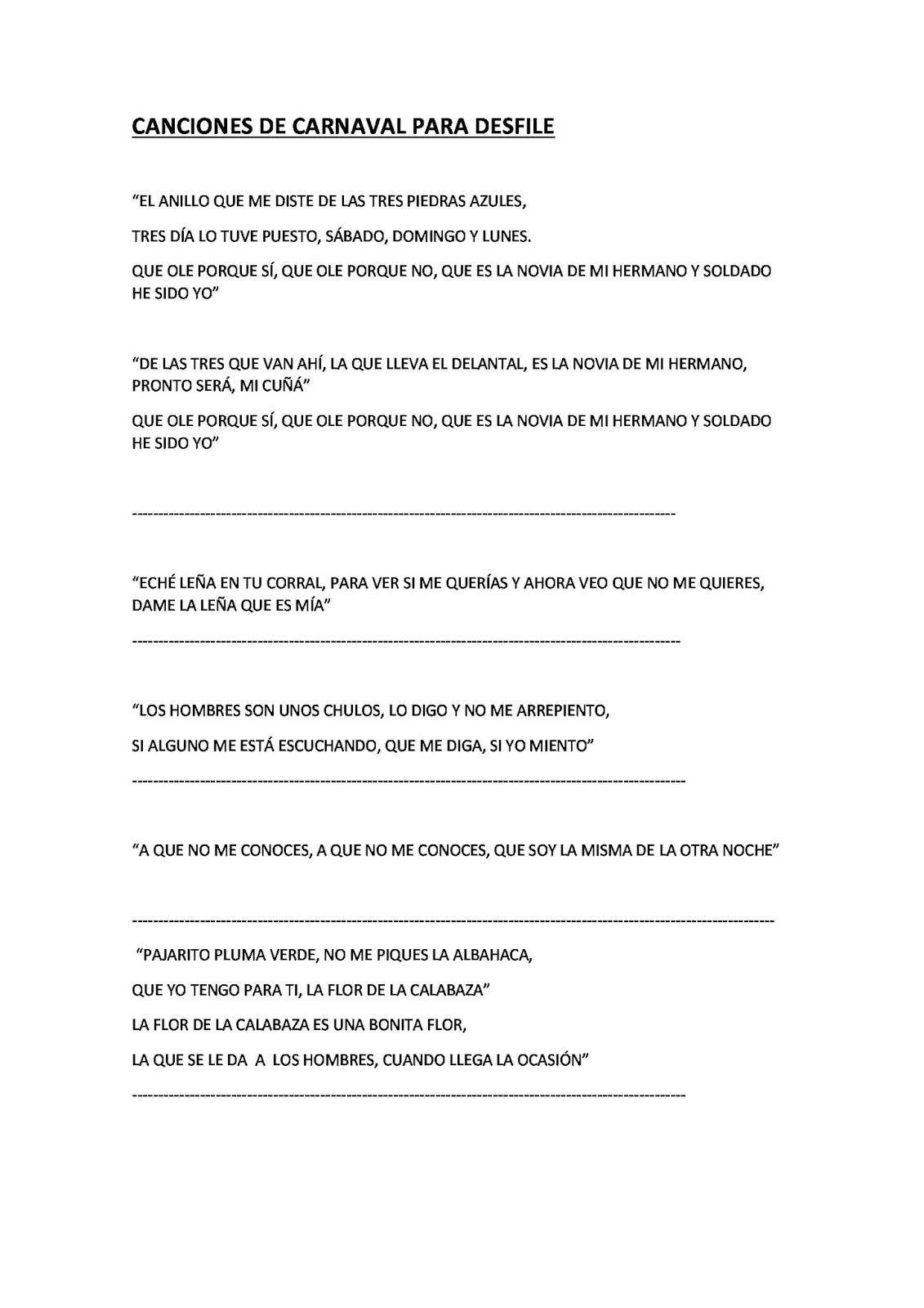 canciones mascarones